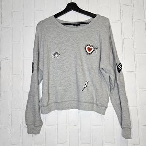 Rails Kelli Patch Crewneck Sweatshirt